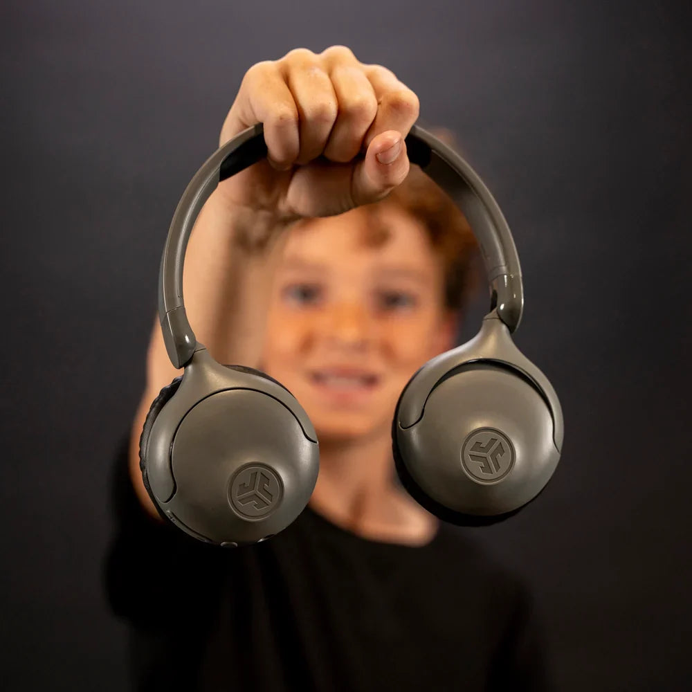 JBuddies Pop Wireless Kids Headphones Grey/Black