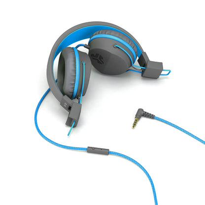JBuddies Studio On-Ear Kids Wired Headphones Graphite/Blue