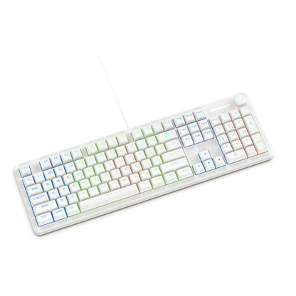 Nightfall Full-Size Wired Gaming Keyboard White