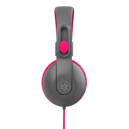 JBuddies Studio 2 On-Ear Kids Wired Headphones Pink/Gray