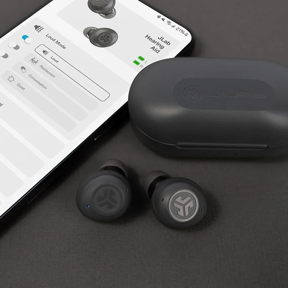 Hear OTC Hearing Aid Graphite